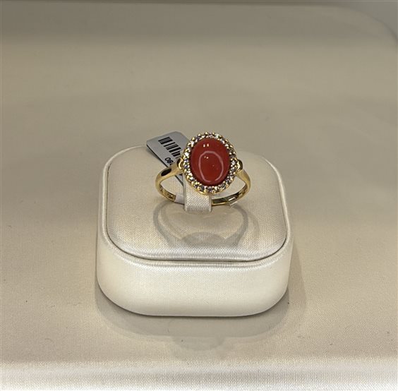 Anello Domar Donna in Oro Corallo ANOR-160-280 - ANOR-160-280